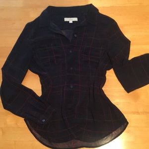 Loft button up blouse